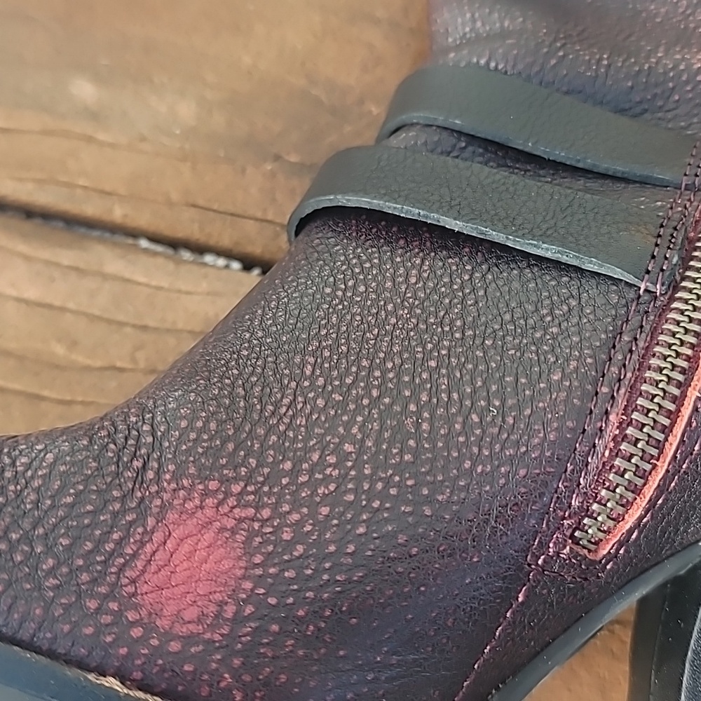 Kork-Ease Strappy zippered leather boots. - Picture 11 of 11